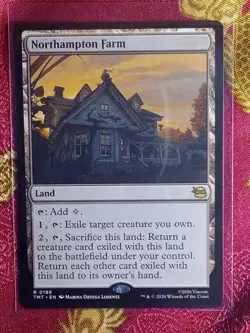 Northhampton Farm Mutant Ninja Turtles Magic The Gathering MTG Land Card - Image 1
