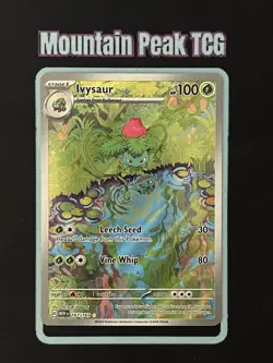 NM Ivysaur 167/165 Illustration Rare - Scarlet & Violet 151 - Pokemon Card - Image 1