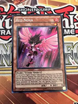 Red Nova DRL3-EN017 Secret Rare 1st Edition Near Mint Yugioh - Image 1
