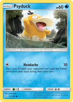 Psyduck 26/181 Team Up Pokemon Card NM - Image 1