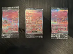 3x Pokemon Mew EX TCG Special Illustration SVP053 151 Sealed Promo Card - Image 1
