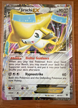 Jirachi EX 60/101 Plasma Blast Holo Pokemon TCG Card 2013 - LP Lightly Play Raw - Image 1