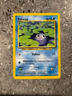 Pokemon TCG Cards Poliwag 62/75 Neo Discovery NM-M - Image 1