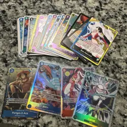 One Piece TCG Card Game 100 Cards Mixed Lot w/ 10 Foils - Image 2