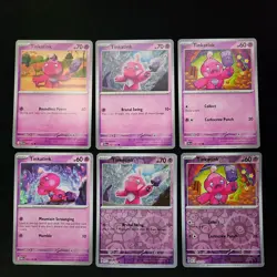 Pokemon Tinkatink, Tinkatuff, & Tinkaton x22 Card Lot Bundle - Image 1