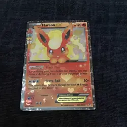 Pokemon TCG Flareon EX Holo Full Art Ultra Rare Card RC6/RC32 - Image 1