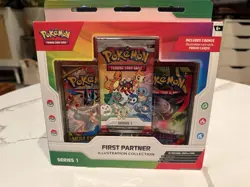 Pokemon First Partner Illustration Collection Series 1 Promo Cards Set - Image 1