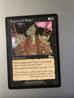 MTG Magic the Gathering Engineered Plague Urza's Legacy - Image 1