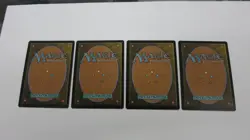 4x FOIL MECHAGODZILLA BATTLE FORTRESS HANGERBACK WALKER 001/001 NM / UNPLAYED - Image 2