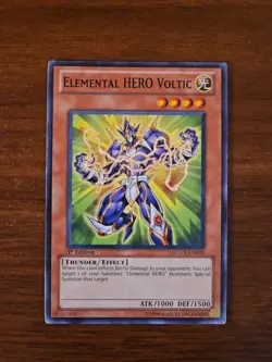 YuGiOh Legendary Collection 2 - LCGX-EN039 ELEMENTAL HERO VOLTIC, 1st Edition - Image 1