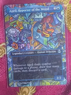 EXTENDED April, REporter of the Weird Teenage Mutant Ninja Turtles Magic MTG - Image 1