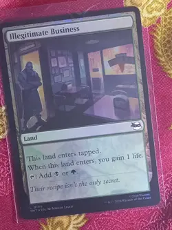 FOIL Illegitimate Business Teenage Mutant Ninja Turtles Magic The Gathering MTG - Image 1