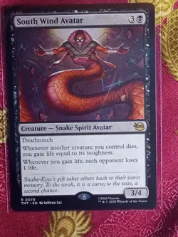 South Wind Avatar Teenage Mutant Ninja Turtles Magic The Gathering MTG black - Image 1