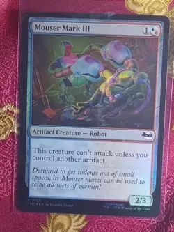 FOIL Mouser Mark III Teenage Mutant Ninja Turtles Magic The Gathering MTG robot - Image 1