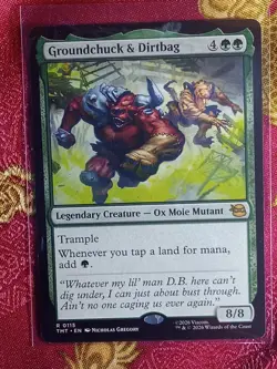 Groundchuck & Dirtbag Teenage Mutant Ninja Turtles Magic The Gathering MTG green - Image 1