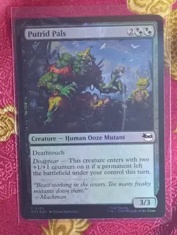 FOIL Putrid Pals Teenage Mutant Ninja Turtles Magic The Gathering MTG b/g hybrid - Image 1