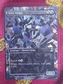 EXTENDED Foot Ninjas Teenage Mutant Ninja Turtles Magic The Gathering MTG - Image 1