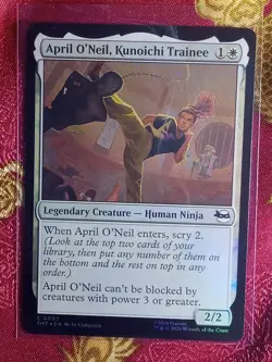 APRIL O'neil, Kunoichi Trainee Teenage Mutant Ninja Turtles Magic The Gathering - Image 1