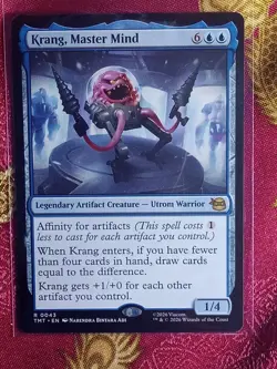 Krang, MAster Mind Teenage Mutant Ninja Turtles Magic The Gathering MTG blue - Image 1