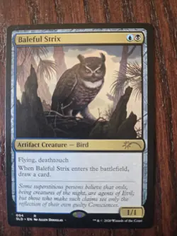 SLD Baleful Strix Secret Lair Drop NonFoil MTG NM - Image 1