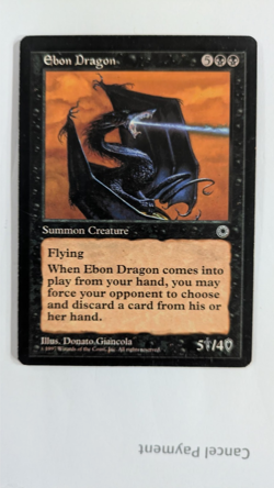 Ebon Dragon Portal MTG NM Free shipping with tracking - Image 3