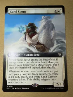 Sand Scout #47 Rare Ext. Art MTG 24 Commander: Outlaws of Thunder Junction OTC - Image 2