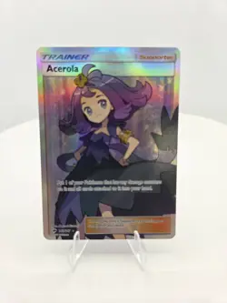 Acerola - 142/147 - Full Art Ultra Rare Burning Shadows - Pokemon Card - LP - Image 1
