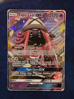 Pokemon Tapu Lele GX Ultra Rare # 60/145 - Sm-Guardians Rising - LP - Image 1