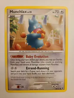 Pokemon TGC 2009 Rising Rivals Munchlax 70/111 Regular Common card in Near Mint - Image 2