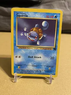 Pokemon TCG Squirtle Team Rocket 68 - Regular Unlimited Common - NM - Image 1