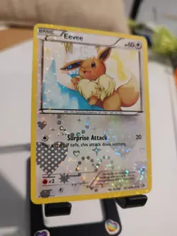 Eevee RC14/RC25 Legendary Treasures: Radiant Collection Holo Pokemon Card TCG LP - Image 5