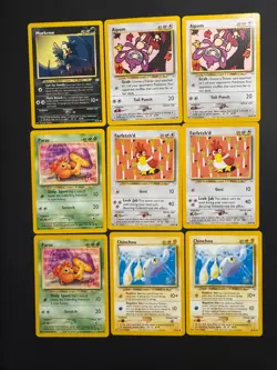 Lot Of 26 Vintage Pokemon Neo Revelation Cards (LP) Pre Owned - Image 1