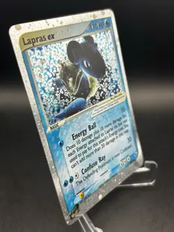 2003 Pokemon Lapras ex Ultra Rare Holo Ruby & Sapphire #99/109 Vintage - Image 4