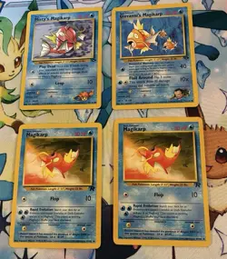1995 Vintage Pokemon Magikarp Lot (4) Team Rocket /82(2) Giovanni’s Misty’s Team - Image 1