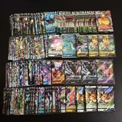 200 Lot Pokemon TCG Chinese Card RR RRR VMAX Umbreon Eevee Flareon A18 FI38 - Image 1