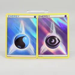 Water & Psychic Energy 2013 Black & White Deck Exclusive Reverse Holo Pokemon LP - Image 1