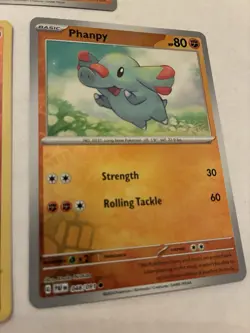 Lot Of 8 Phanpy and Donphan Pokemon Cards - Image 2