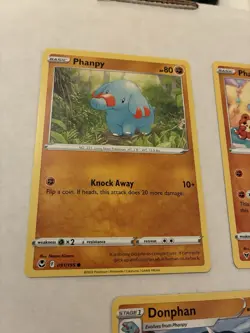 Lot Of 8 Phanpy and Donphan Pokemon Cards - Image 5