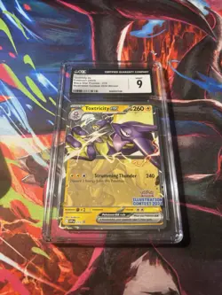 POKEMON CGC MINT 9 TOXTRICITY EX #215 ILLUSTRATION CONTEST WINNER 2024 - Image 1