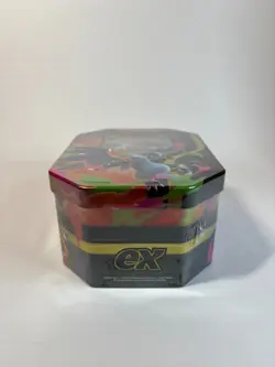 Pokemon Mega Charizard ex Factory Sealed Tin Box - Charizard X - 4 Booster Packs - Image 3