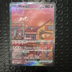 Pokemon TCG Sealed Mew EX 053 Holo Black Star Promo Scarlet & Violet 151 - Image 1