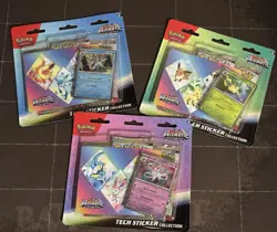 Pokemon TCG Prismatic Evolutions Tech Sticker Collection Set- Selected At Random - Image 1