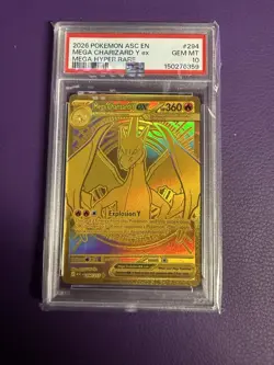 2026 POKEMON ASCENDED HEROES HYPER RARE MEGA CHARIZARD Y EX PSA 10!! - Image 1