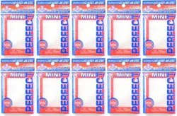 x10 KMC CARD BARRIER 100 PERFECT FIT MINI SIZE SOFT SLEEVES for Yu-Gi-Oh JAPAN 791836754877 - Image 1
