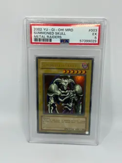 PSA 5 Summoned Skull MRD-003 YuGiOh Metal Raiders 2002 Yu-Gi-Oh! Vintage - Image 1
