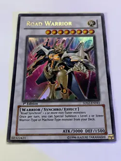 Road Warrior Yu-Gi-Oh NM 1st Edition 5DS2-EN041 - Image 1