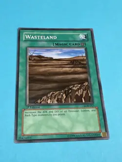 Yugioh! LP Wasteland - LOB-047 - Common - 1st Edition Lightly Played - Image 1