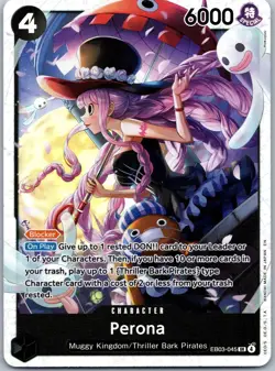 Perona SR Extra Booster: One Piece Heroines Edition EB03-045 NM - Image 1