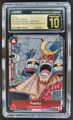 2022 ONE PIECE FRANKY PROMO 25TH ST01-010 CGC 10 PRISTINE B PT - Image 1