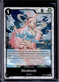 2023 One Piece Awakening of the New Era Shirahoshi Rare #OP05-082 - Image 1